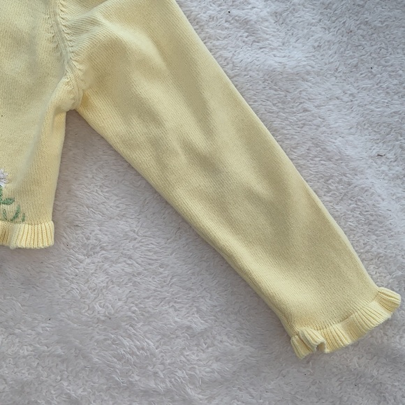 Sophie Rose Yellow Sweater Shrug Cardigan 4T EUC - Picture 4 of 13